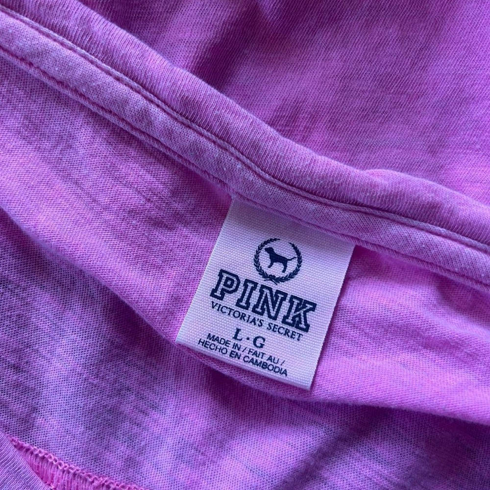 PINK V-Neck Loungewear - Picture 3 of 4